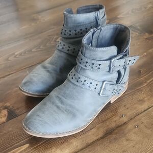 Rocket Dog Blue Ankle Boots